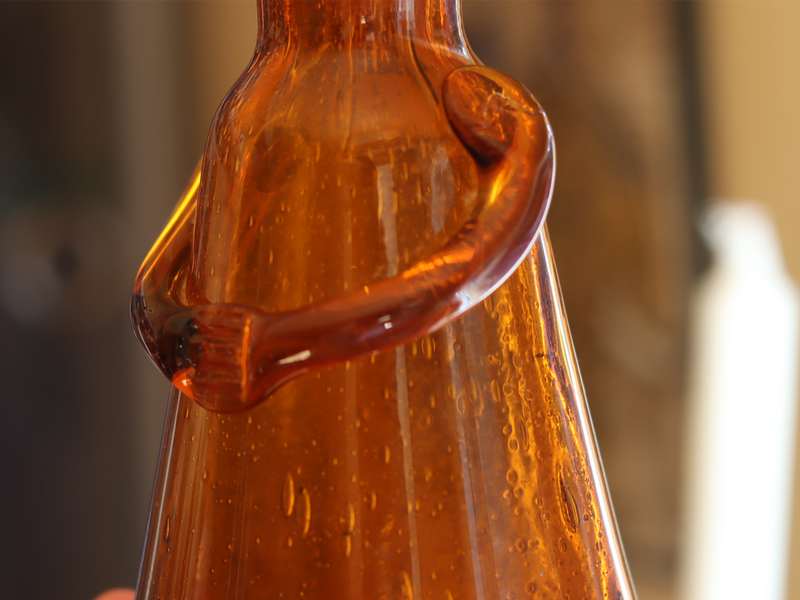 Boda People Decanter Amber H287 / Erik Höglund｜SWEDEN