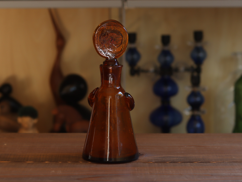 Boda People Decanter Amber H287 / Erik Höglund｜SWEDEN