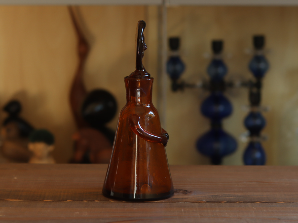 Boda People Decanter Amber H287 / Erik Höglund｜SWEDEN