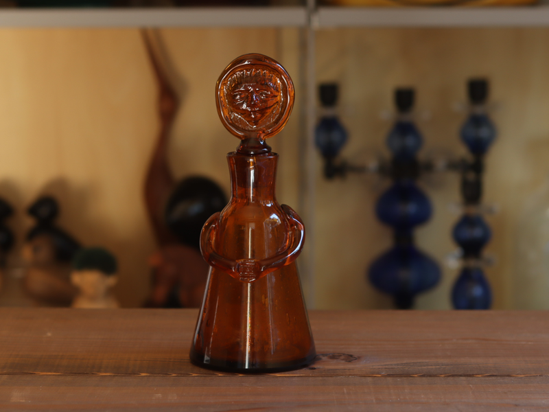Boda People Decanter Amber H287 / Erik Höglund｜SWEDEN