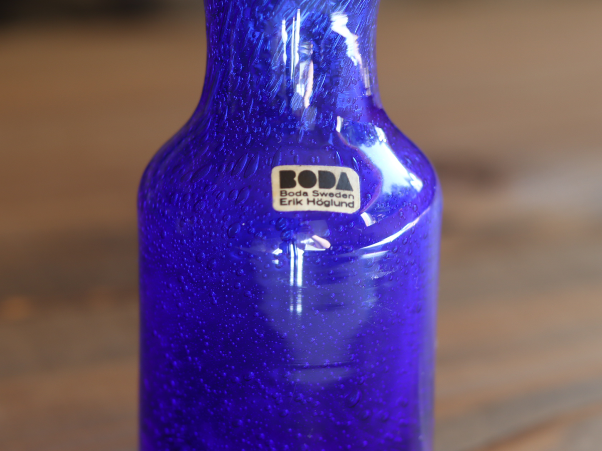 Boda Erik Höglund Vase H525/130 Cobalt Blue｜SWEDEN