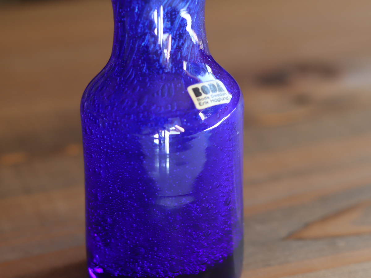 Boda Erik Höglund Vase H525/130 Cobalt Blue｜SWEDEN