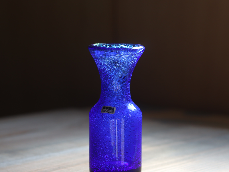 Boda Erik Höglund Vase H525/130 Cobalt Blue｜SWEDEN