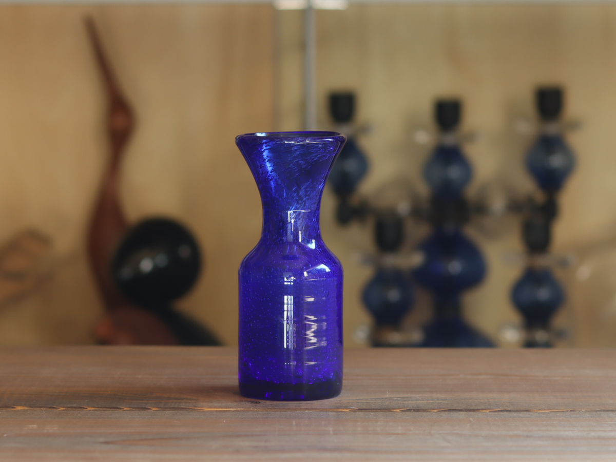 Boda Erik Höglund Vase H525/130 Cobalt Blue｜SWEDEN