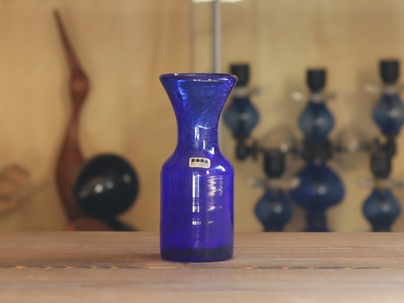 Boda Erik Höglund Vase H525/130 Cobalt Blue｜SWEDEN