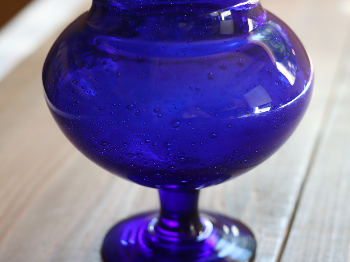 Boda Erik Höglund Vase H859/141 Cobalt Blue｜SWEDEN