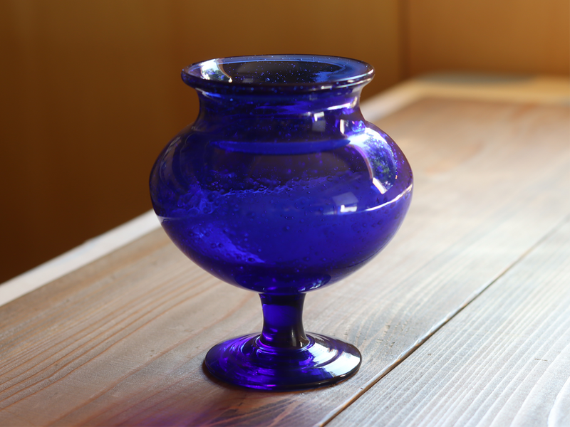 Boda Erik Höglund Vase H859/141 Cobalt Blue｜SWEDEN
