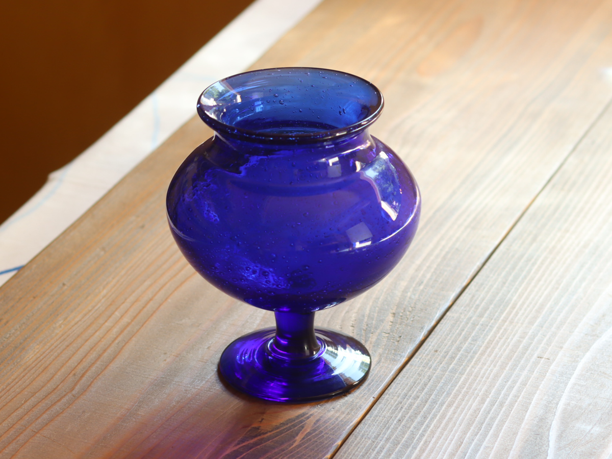 Boda Erik Höglund Vase H859/141 Cobalt Blue｜SWEDEN