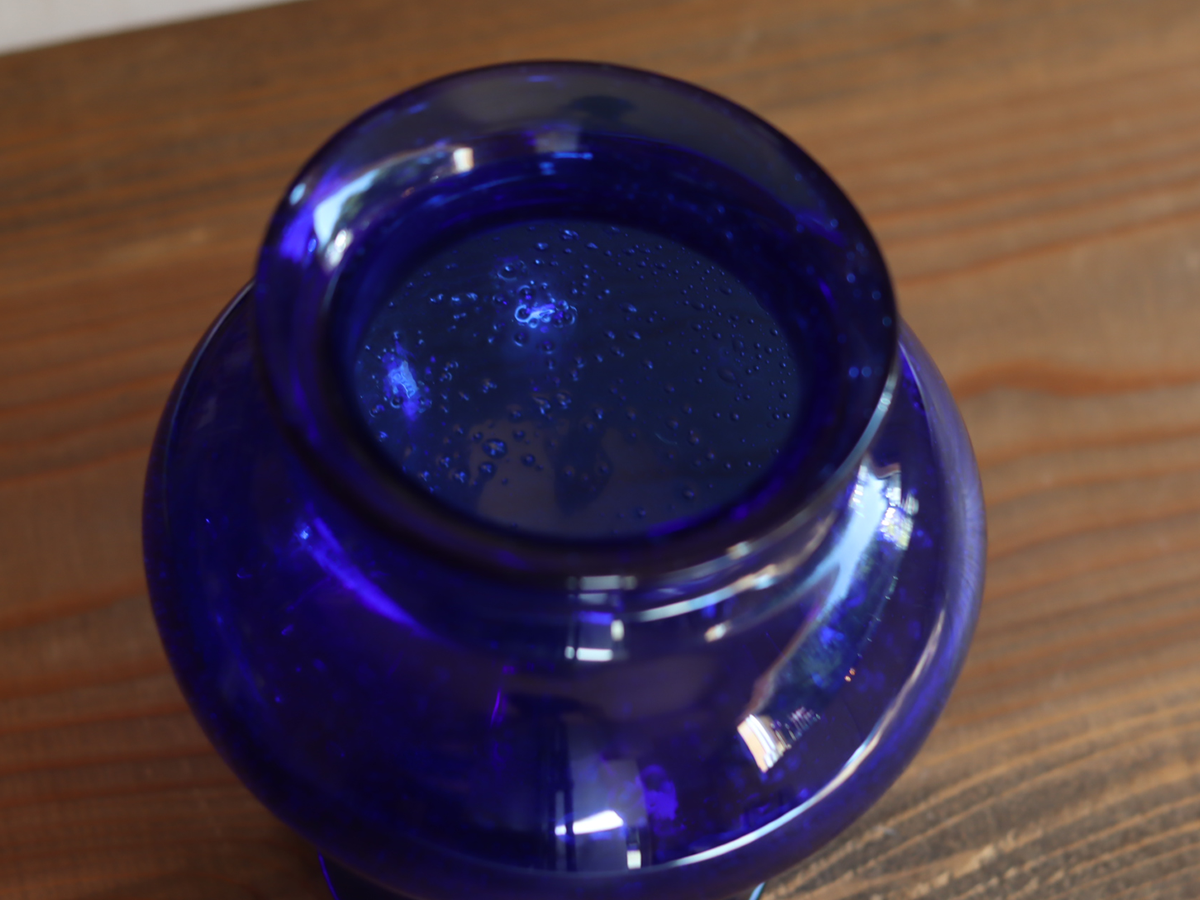 Boda Erik Höglund Vase H859/141 Cobalt Blue｜SWEDEN