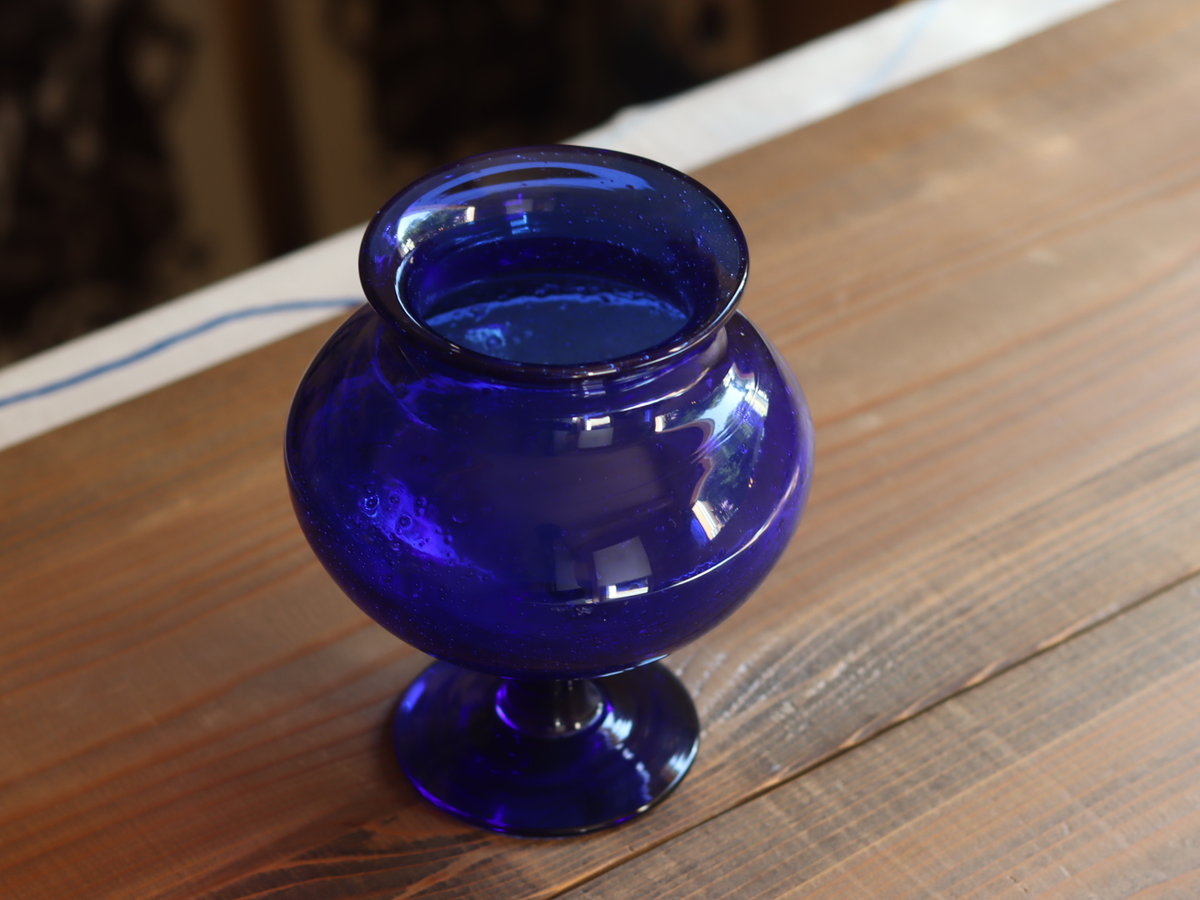 Boda Erik Höglund Vase H859/141 Cobalt Blue｜SWEDEN