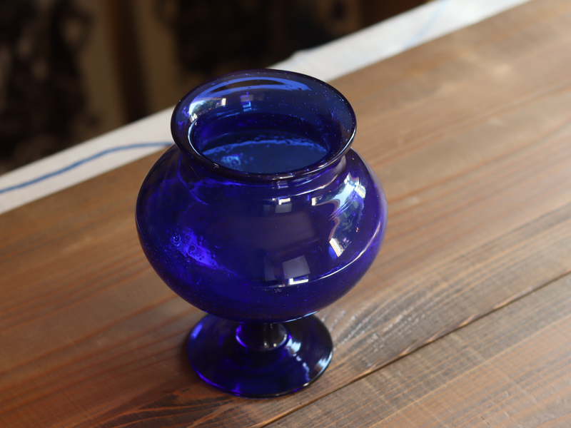 Boda Erik Höglund Vase H859/141 Cobalt Blue｜SWEDEN