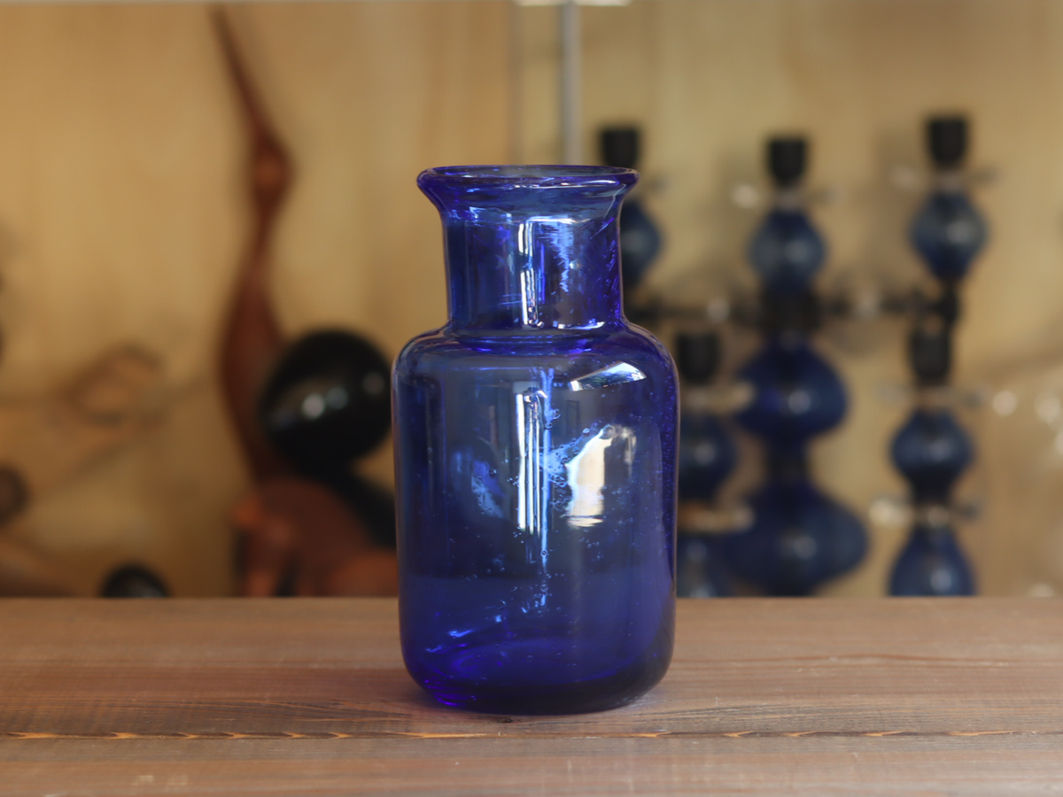Boda Erik Höglund Vase H937/160 Cobalt Blue｜SWEDEN