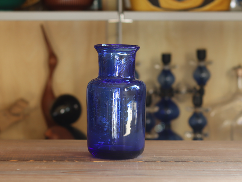 Boda Erik Höglund Vase H937/160 Cobalt Blue｜SWEDEN