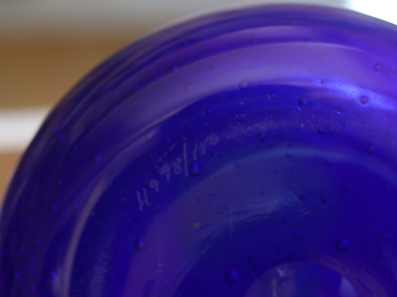 Boda Erik Höglund Vase H998/150 Cobalt Blue｜SWEDEN