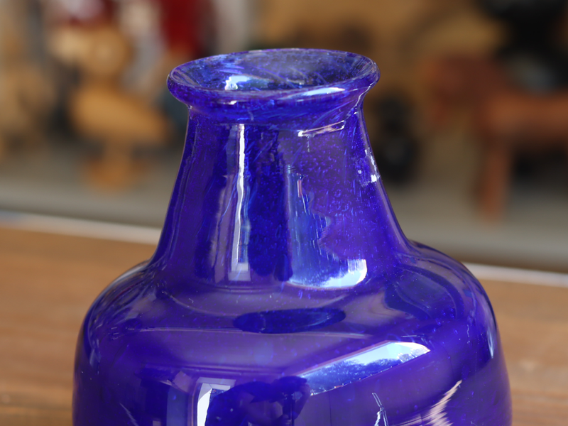 Boda Erik Höglund Vase H998/150 Cobalt Blue｜SWEDEN
