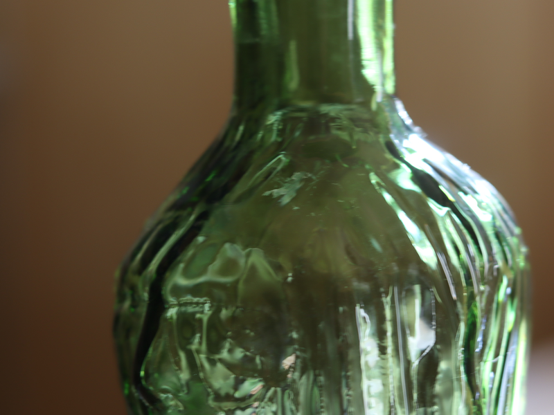 Boda Woman Figure Bottle Green H267 / Erik Höglund｜SWEDEN