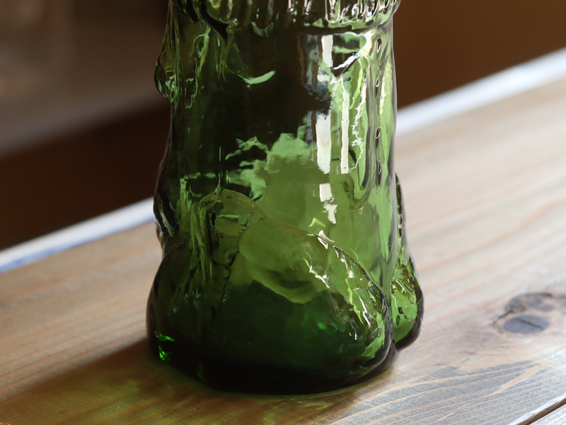 Boda Woman Figure Bottle Green H267 / Erik Höglund｜SWEDEN