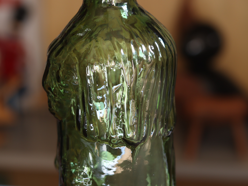 Boda Woman Figure Bottle Green H267 / Erik Höglund｜SWEDEN