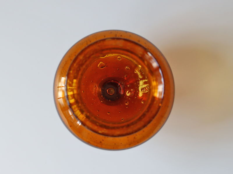 Boda（ボダ） フットベース アンバー H15cm / Erik Höglund ｜ 北欧ヴィンテージ スウェーデン