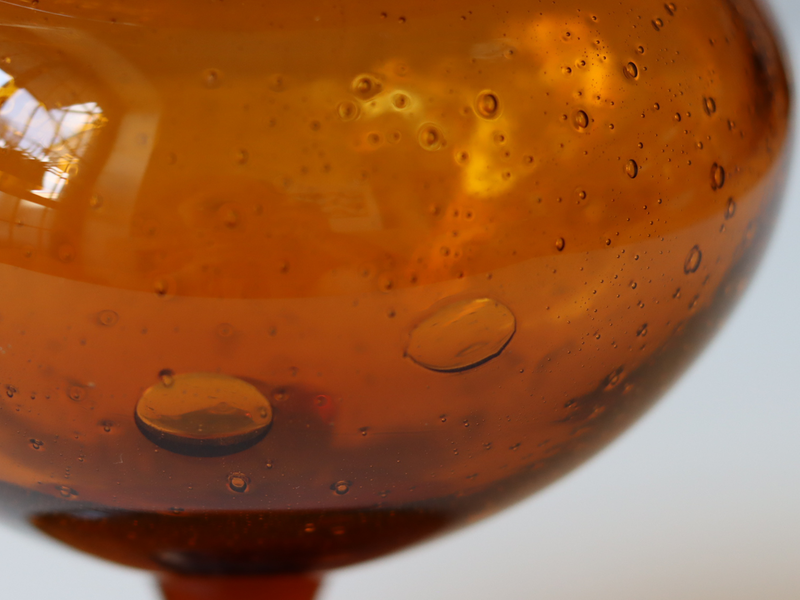 Boda（ボダ） フットベース アンバー H15cm / Erik Höglund ｜ 北欧ヴィンテージ スウェーデン