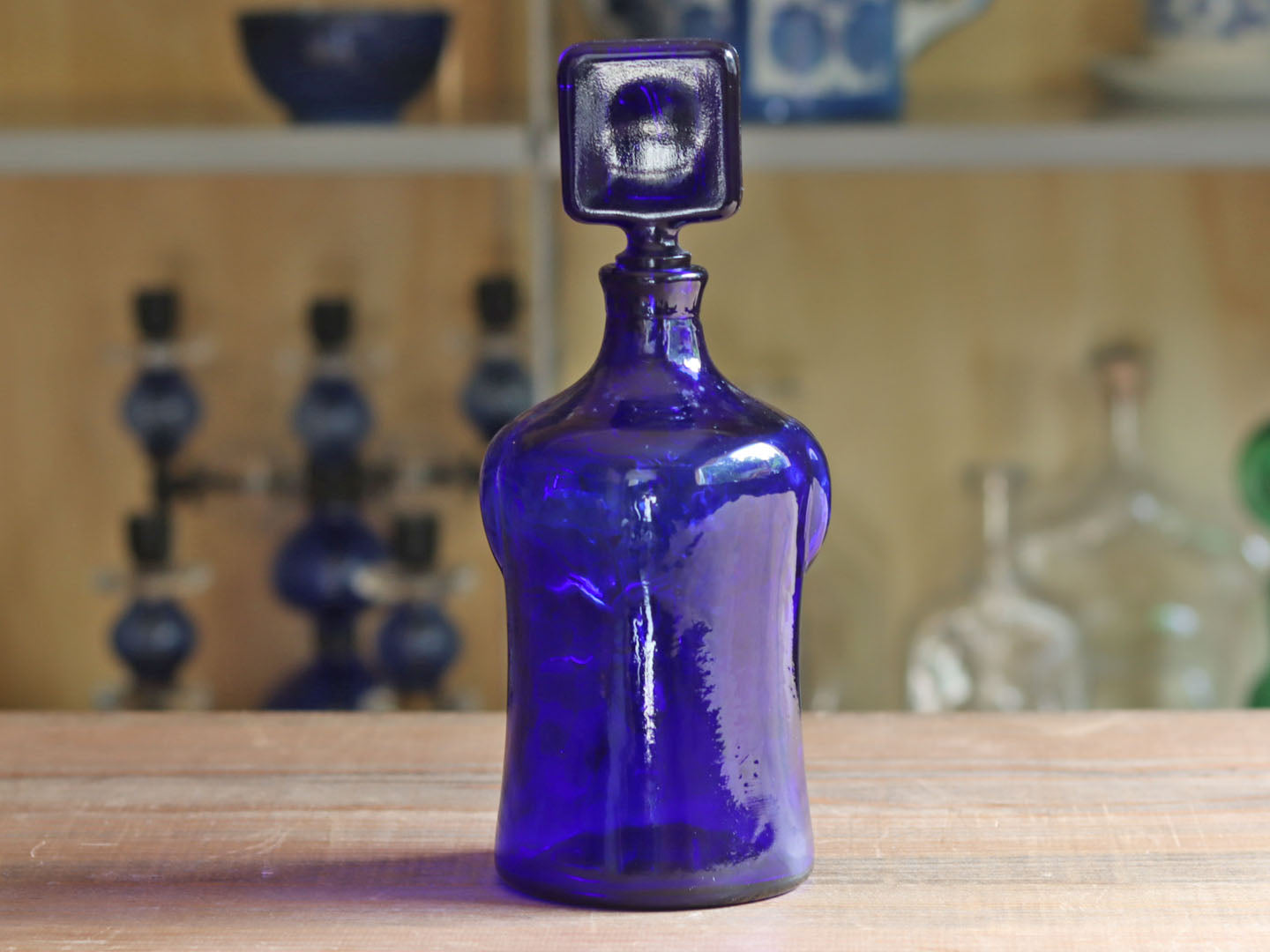 Boda（ボダ） ボトル 人型 紳士 コバルトブルー / Erik Höglund