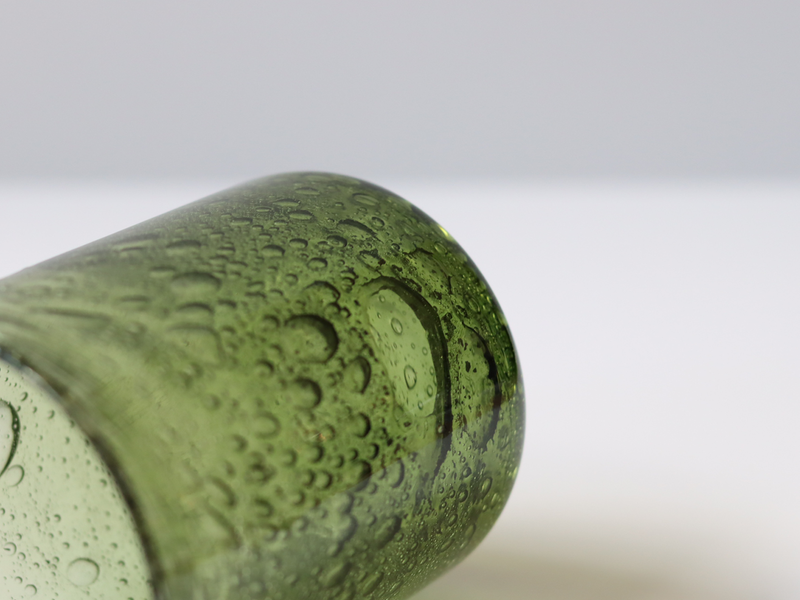 Boda（ボダ） フラワーベース グリーン H11cm / Erik Höglund ｜ 北欧ヴィンテージ スウェーデン