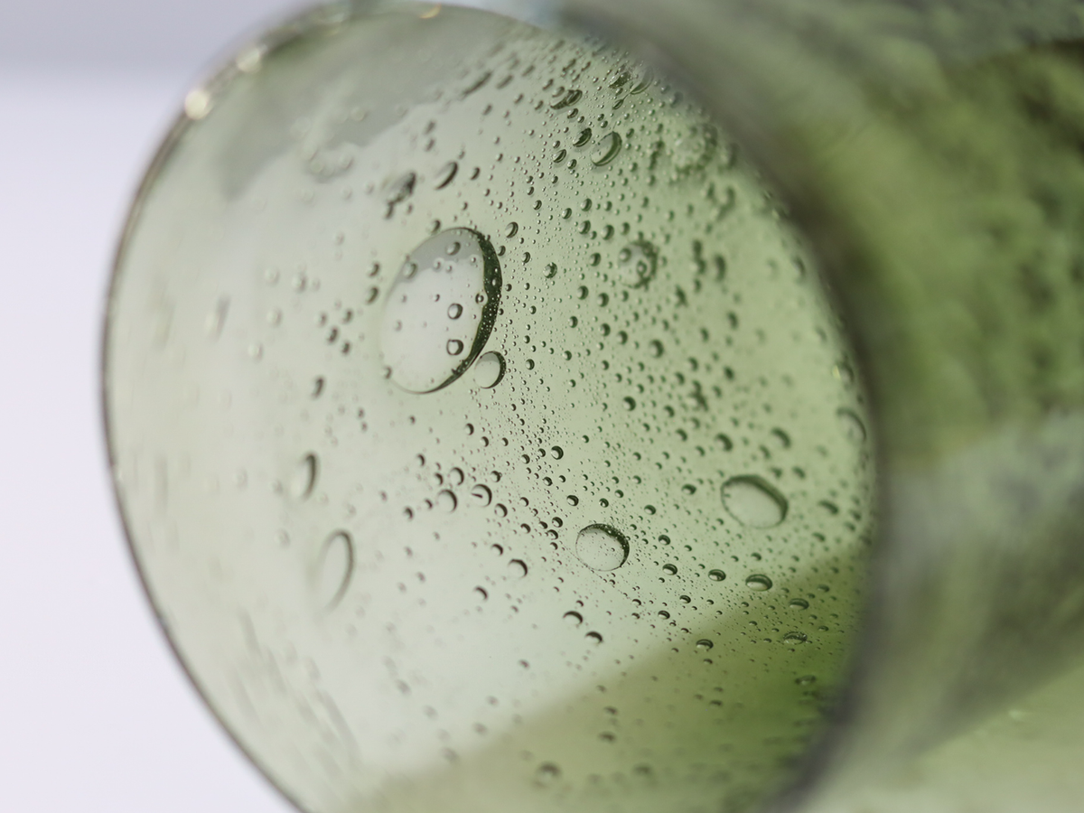 Boda （ボダ）Erik Höglund（エリック・ホグラン）vase green H11cm │ 北欧 スウェーデン ヴィンテージ ガラスベース 花瓶