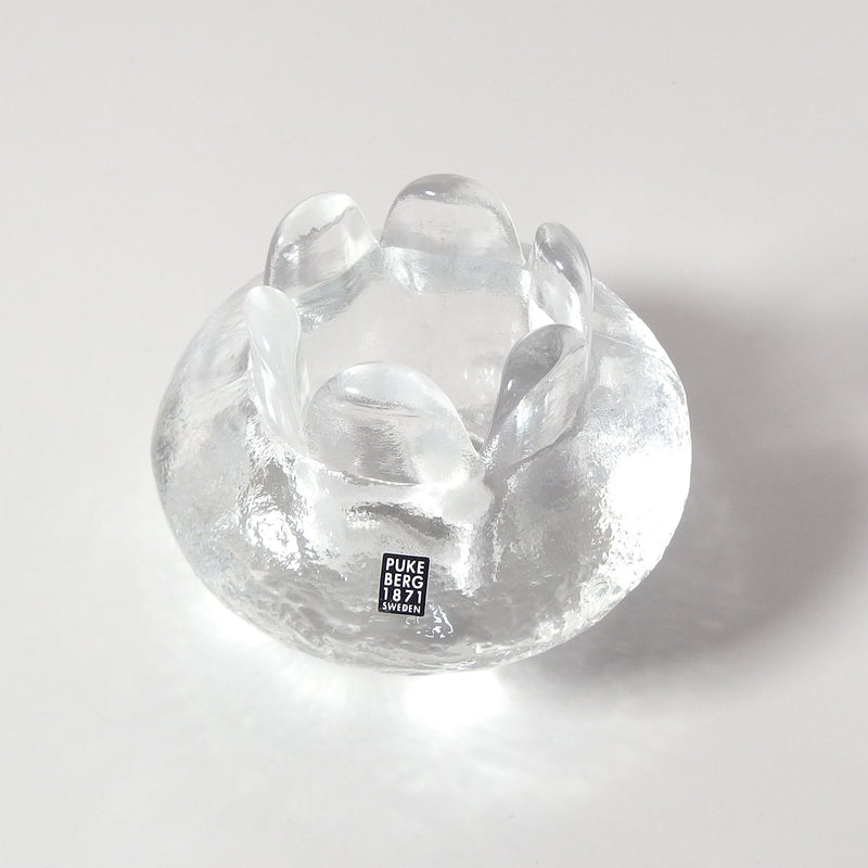 Pukeberg （プーケベリ） candle holder │ 北欧 スウェーデン ヴィンテージ キャンドルホルダー ガラス