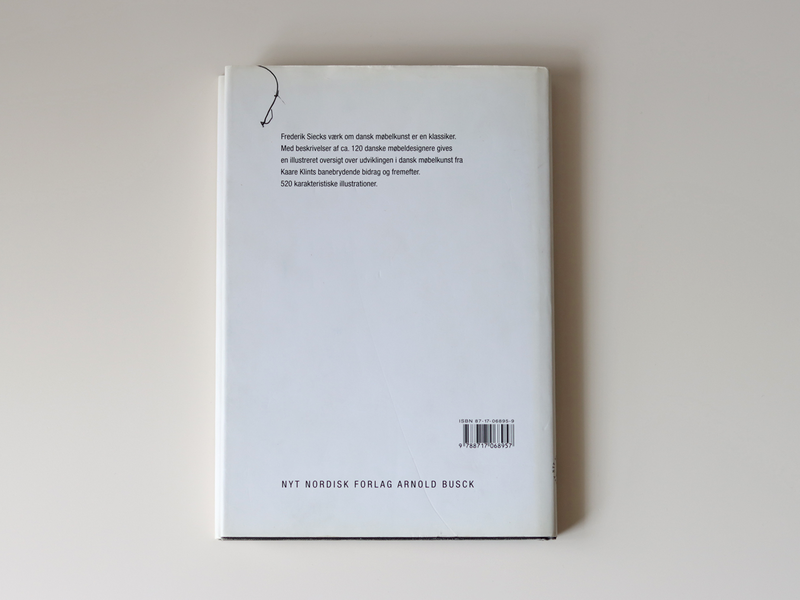 Dansk Møbelkunst / Frederik Sieck デンマーク家具芸術 │ 北欧 デンマーク ヴィンテージ 書籍