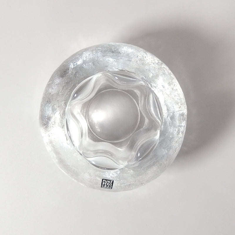 Pukeberg （プーケベリ） candle holder │ 北欧 スウェーデン ヴィンテージ キャンドルホルダー ガラス