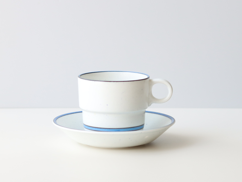 Gustavsberg （グスタフスベリ） Dart（ダート） coffee cup saucer   │ 北欧 スウェーデン ヴィンテージ コーヒーカップ 陶磁器