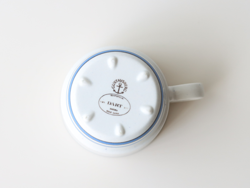 Gustavsberg （グスタフスベリ） Dart（ダート） coffee cup saucer   │ 北欧 スウェーデン ヴィンテージ コーヒーカップ 陶磁器