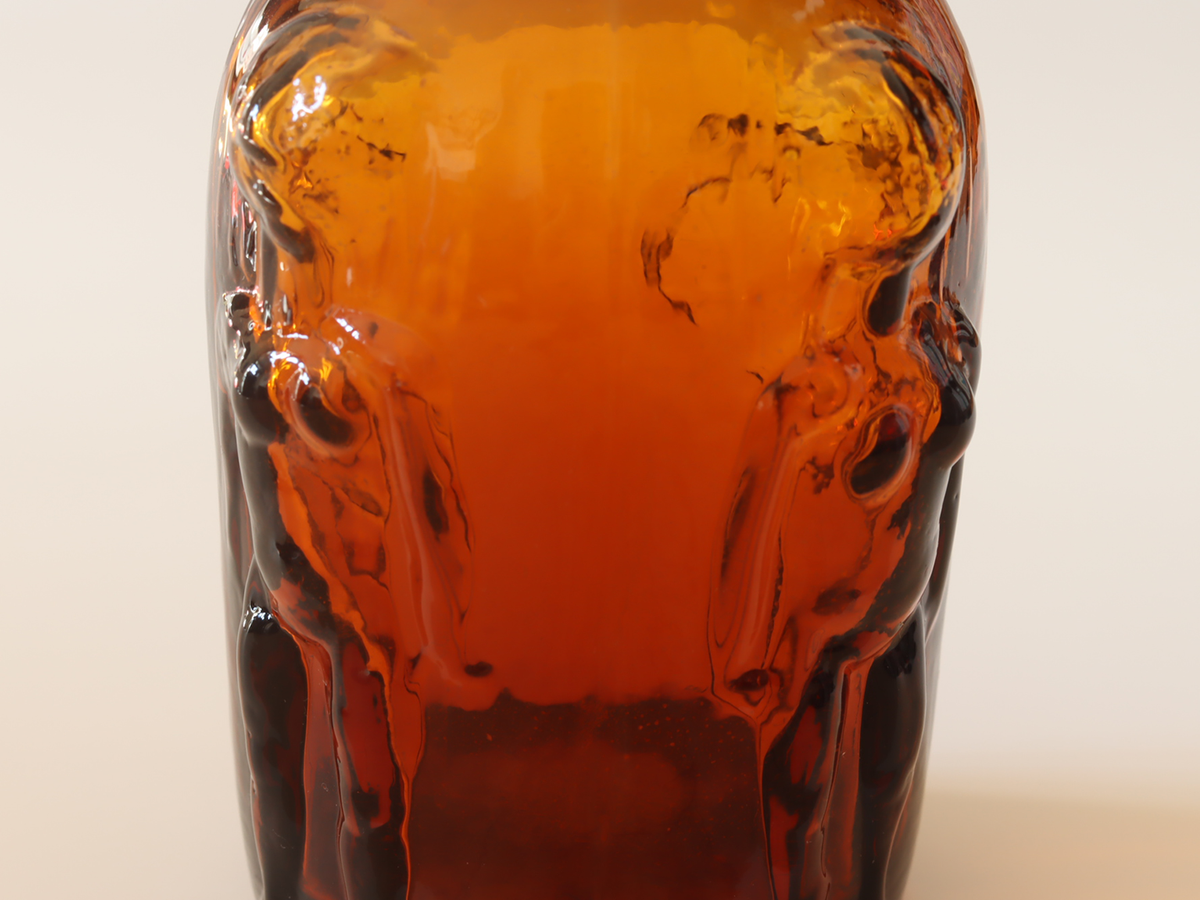 Boda（ボダ） ボトル 男女 アンバー / Erik Höglund ｜ 北欧ヴィンテージ スウェーデン