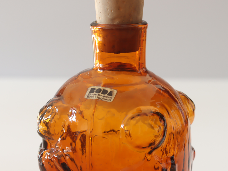 Boda（ボダ） ボトル 男女 アンバー / Erik Höglund ｜ 北欧ヴィンテージ スウェーデン