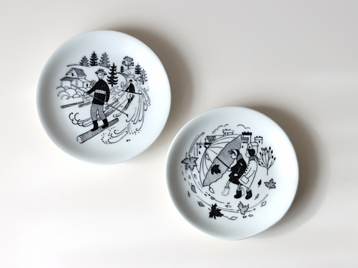 Arabia （アラビア） Emilia（エミリア） small plate │ 北欧 フィンランド ヴィンテージ スモールプレート 陶磁器