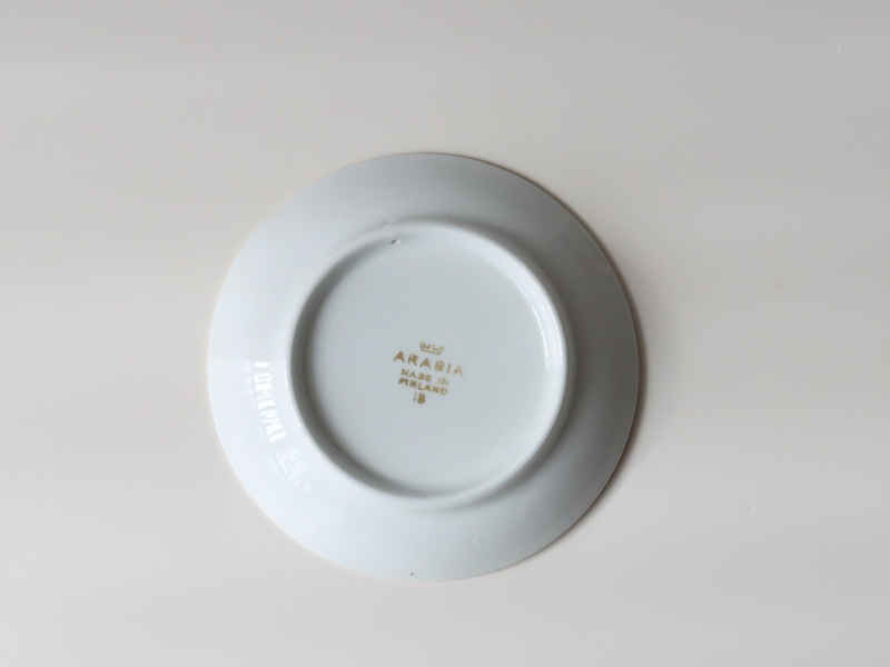 Arabia （アラビア） Emilia（エミリア） small plate │ 北欧 フィンランド ヴィンテージ スモールプレート 陶磁器