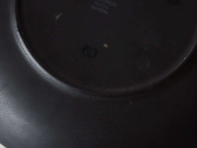 Gustavsberg （グスタフスベリ） Stig Lindberg（スティグ・リンドベリ） Piazza（ピアッツァ） 19.5cm plate black fishing │ 北欧 スウェーデン ヴィンテージ プレート 漁 陶磁器