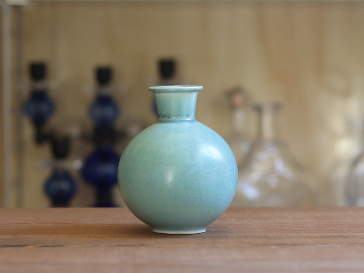 Gustavsberg Selecta Vase Blue-green / Berndt Friberg｜SWEDEN