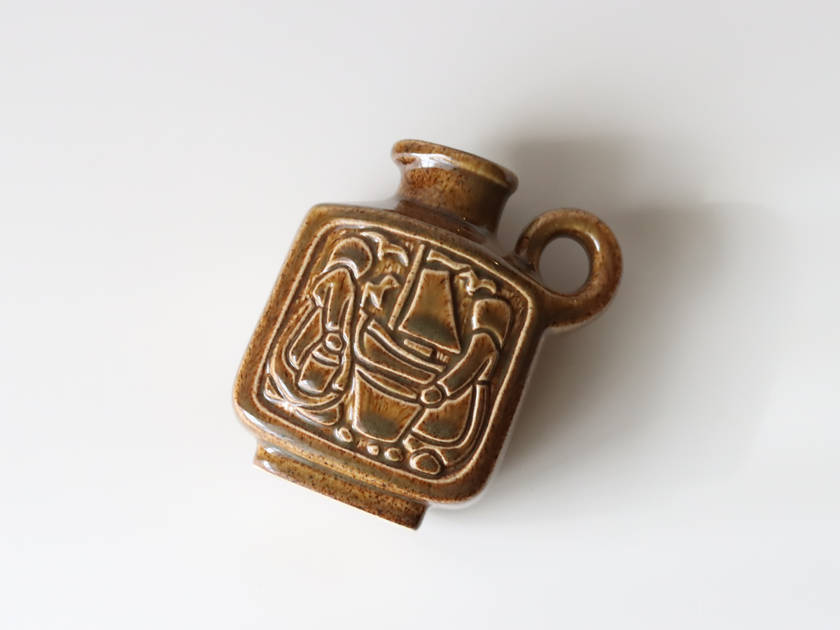 Michael Andersen&son （マイケル・アンダーセン） handle vase brown  │ 北欧ヴィンテージ デンマーク 花瓶 陶磁器