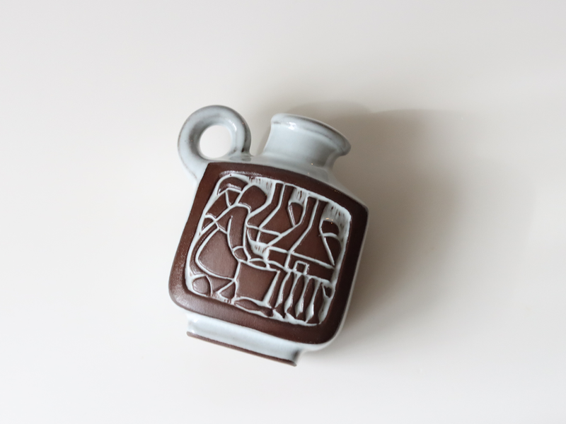 Michael Andersen&son （マイケル・アンダーセン） handle vase grey │ 北欧ヴィンテージ デンマーク 花瓶 陶磁器