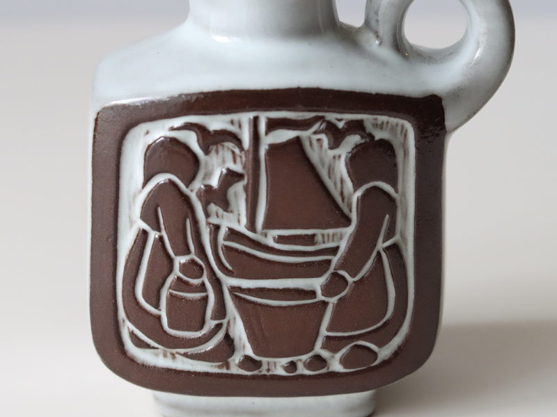 Michael Andersen&son （マイケル・アンダーセン） handle vase grey │ 北欧ヴィンテージ デンマーク 花瓶 陶磁器