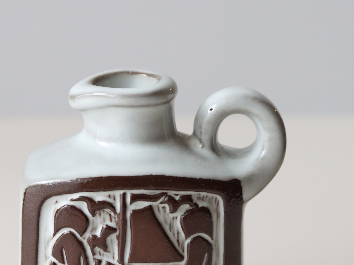 Michael Andersen&son （マイケル・アンダーセン） handle vase grey │ 北欧ヴィンテージ デンマーク 花瓶 陶磁器