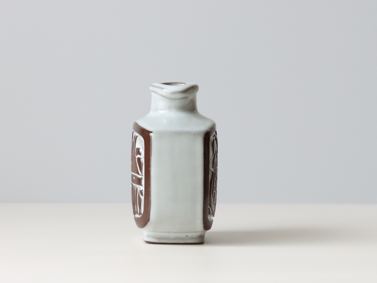 Michael Andersen&son （マイケル・アンダーセン） handle vase grey │ 北欧ヴィンテージ デンマーク 花瓶 陶磁器