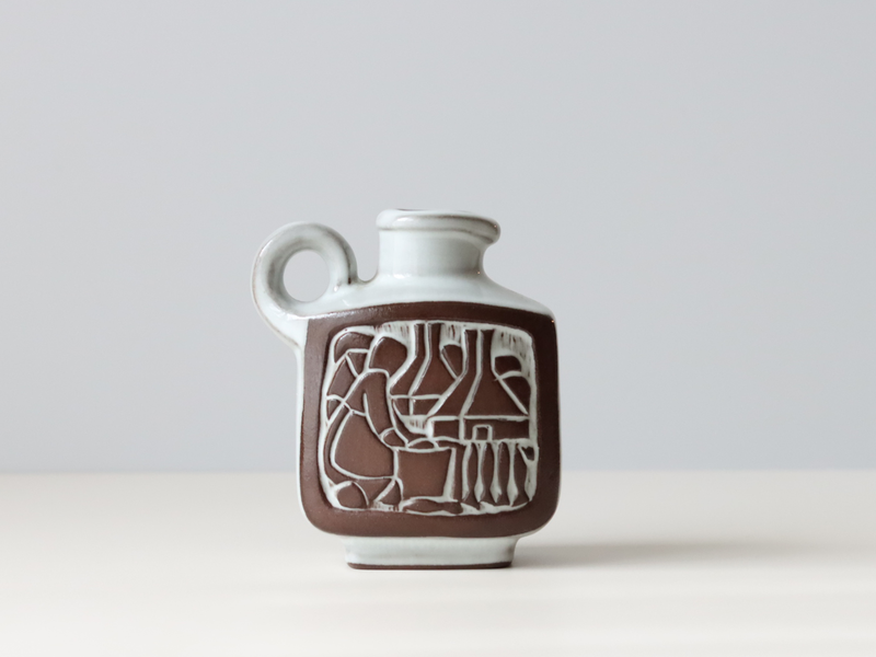 Michael Andersen&son （マイケル・アンダーセン） handle vase grey │ 北欧ヴィンテージ デンマーク 花瓶 陶磁器