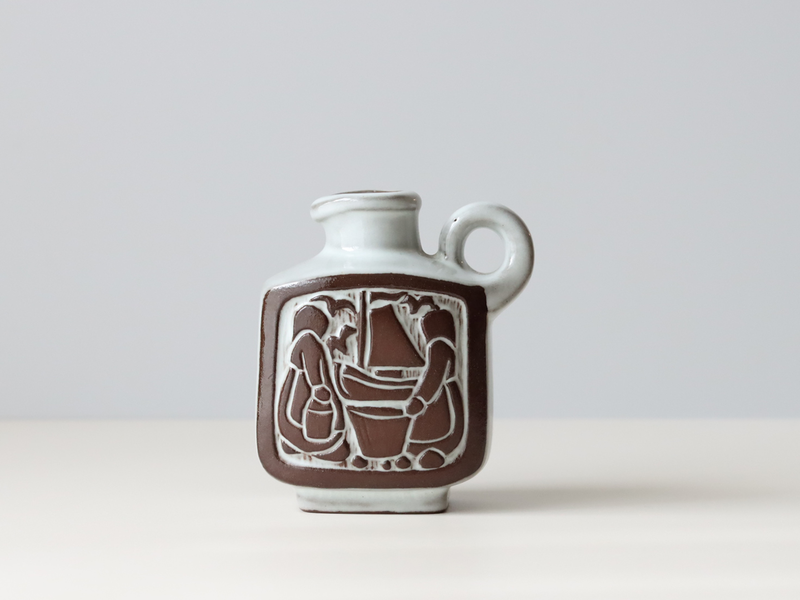 Michael Andersen&son （マイケル・アンダーセン） handle vase grey │ 北欧ヴィンテージ デンマーク 花瓶 陶磁器