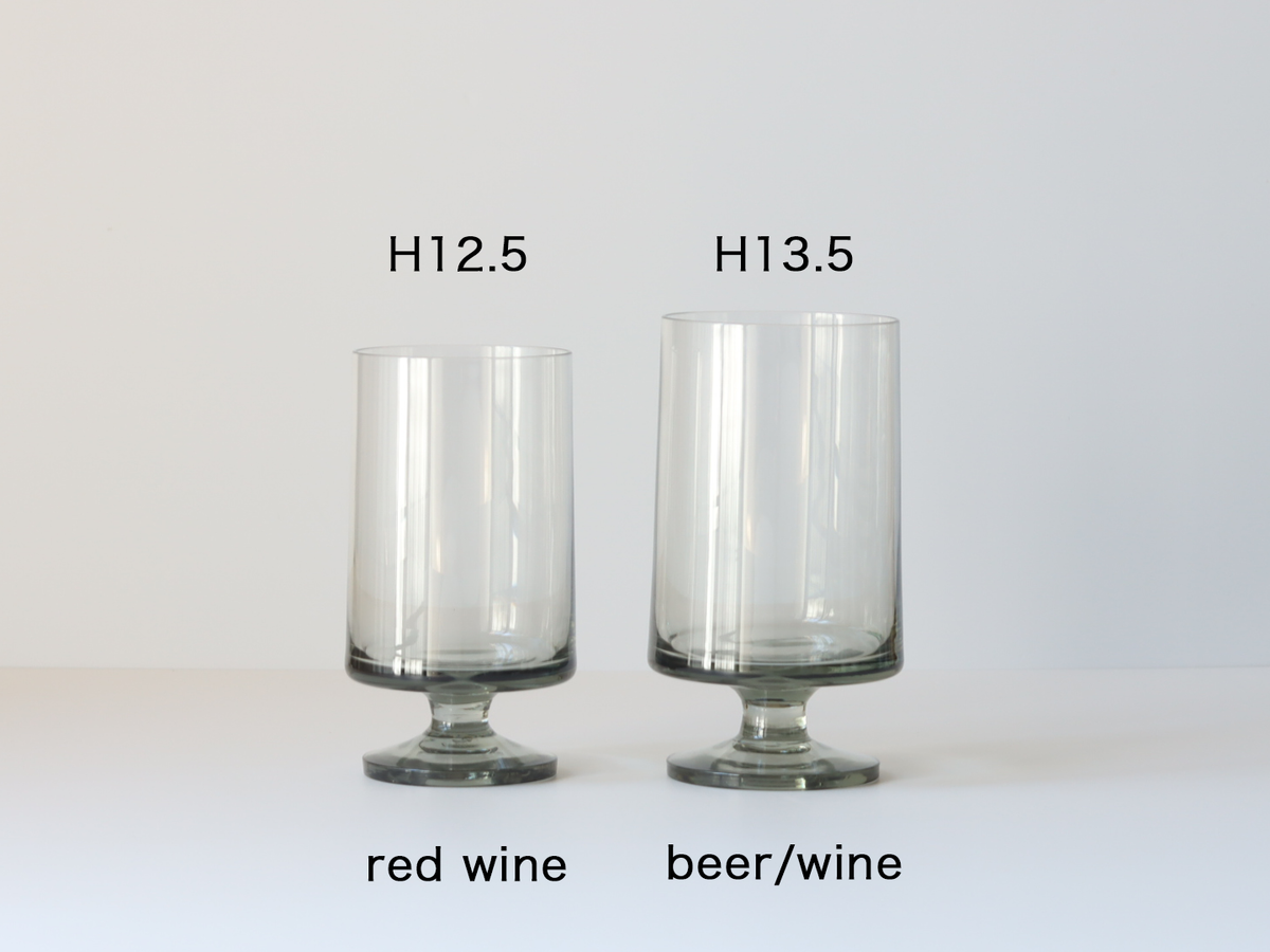 Holmegaard （ホルムガード） Stub （スタブ） smoke glass │ 北欧ヴィンテージ デンマーク ワイングラス スモーク