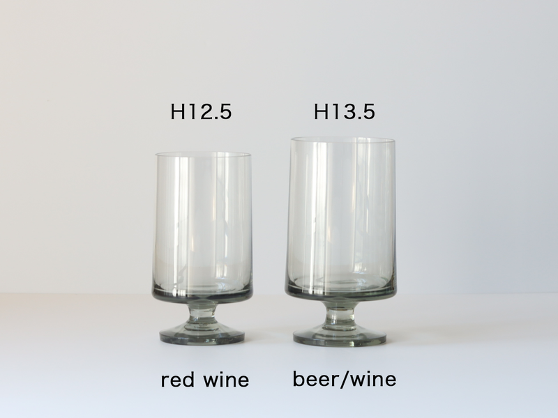 Holmegaard （ホルムガード） Stub （スタブ） smoke glass │ 北欧ヴィンテージ デンマーク ワイングラス スモーク