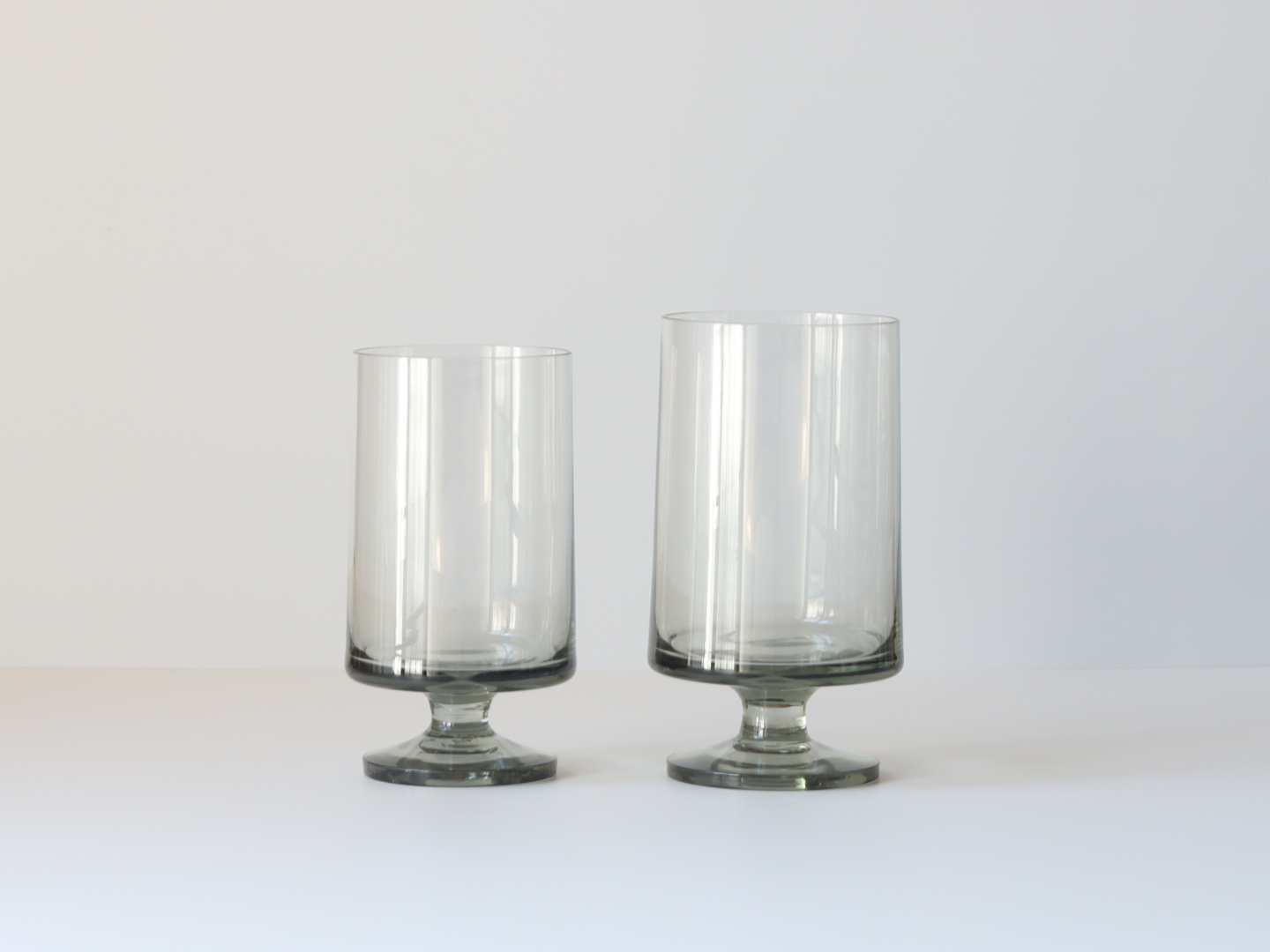 Holmegaard （ホルムガード） Stub （スタブ） smoke glass │ 北欧ヴィンテージ デンマーク ワイングラス スモーク