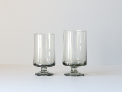 Holmegaard （ホルムガード） Stub （スタブ） smoke glass │ 北欧ヴィンテージ デンマーク ワイングラス スモーク