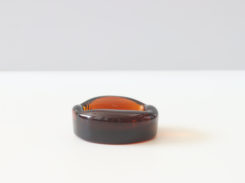 Boda（ボダ） 牛モチーフ アッシュトレイ アンバー 2490 / Erik Höglund ｜ 北欧ヴィンテージ スウェーデン